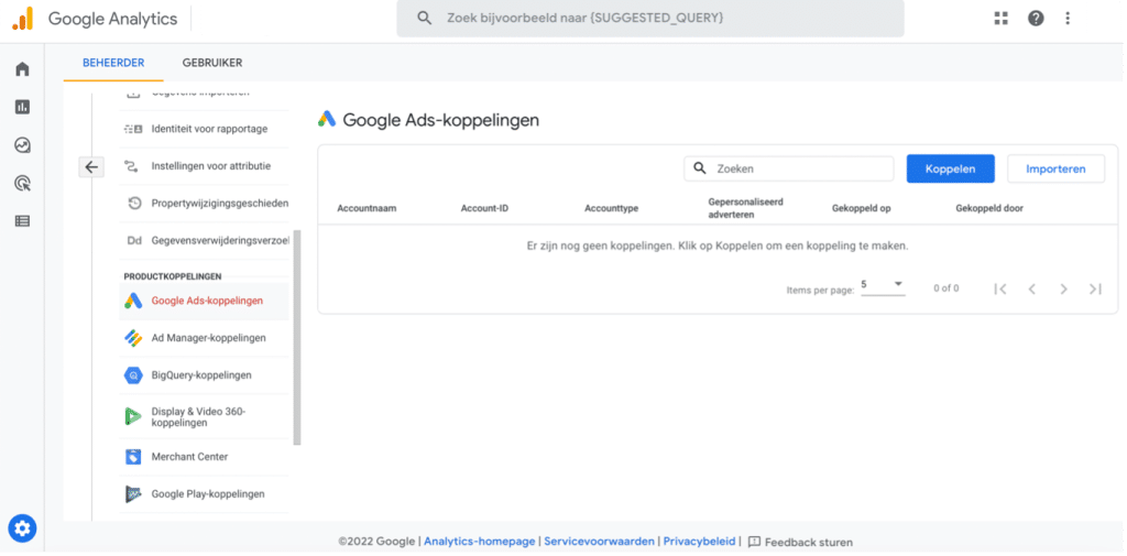 Google Analytics 4 instellen Ads-koppeling- JKC Media