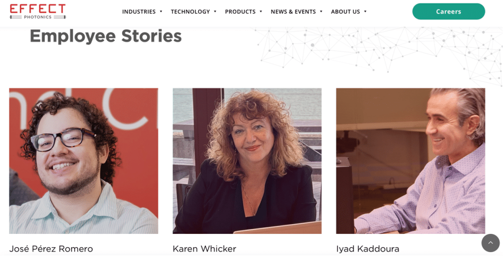 Effect photonisc team | websitevacatures conversie - JKC Media