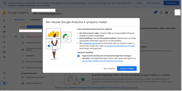 Google Analytics 4 property - Websitetrends voor 2023 - JKC Media